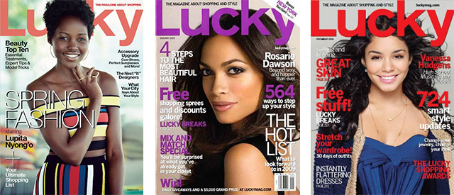 Lucky Magazine Covers